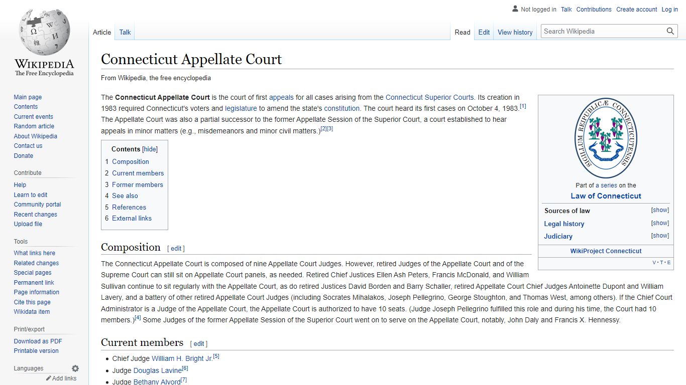 Connecticut Appellate Court - Wikipedia